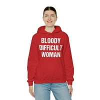 Krvava teška ženska grafička dukserica, veličina S-5XL