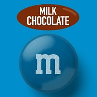 Moja M & M & M & M & Ms Mlek Chocolate Blue Candy, pripazite na bombonski bomboni, za rođendanske zabave, tematske sastanke, bar, slatke stvari za Déy Party Favors ili jestive četvrtog jula Décor