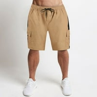 Muški džepni šorc hlača u boji koljena pune casual pantalone nacrtajući muške hlače