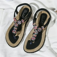 BabySbule Womens Sandale, ženske cipele s niskim petalnim papučama Ležerne prilike u udobnim mekim samostojećim