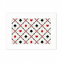 Igranje karata Kockanje pribor za pribor uzorak Fotografija Mount Frame Slika umjetno slikarska radna