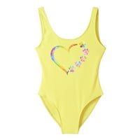 Žene jedan kupaći kostimi Tržni upravljač Prilagođeni dizajni Bikinis Žena Bikini Girl kupaći kostimi Žuta veličina L