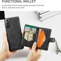 Slučaj za Samsung Galaxy S [ne za s ultra ili s plus-s plus], odvojivi magnetni novčanik kreditna kartica