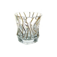 Kolekcija bambusa Moderna boemska kristalna ručno izrađena ukrasna staklena posuda - perzijski decanter + dodatni čep