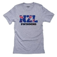 Novi Zeland Plivanje - Olimpijske igre - Rio - zastava Muška siva majica