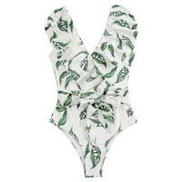 Ženski kupaći kostim iseče kupaći kostim sa pojasom u obliku struka