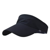 Poklopac za žene zaštita od sunca izdržljiva opuštena fit performansi kape za muškarce podesivi pamuk unise šešir plavi