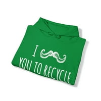 Brkovi vas za recikliranje šumske majice grafike, veličine S-5XL