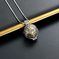 3D nakit za kremiranje za pepeo - 3D cvijet pepeo privjesak ogrlicu s mini savladajući kuglični urn