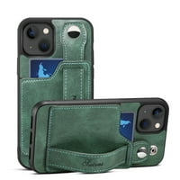 Elehold Luxury kožna ručna kaiš kartica Kompatibilna s iPhoneom sa zaštitnim karticama za zaštitu fotoaparata