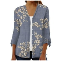 Ležerni cool na budžetu Himyway Womens Ljetni vrhovi dolje majice za žene Print Tunic Ljetni vrhovi