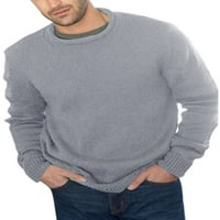 Mens Regular Fit dugi rukav džemper za muškarce Ugodne džemper kablovski radni posada Ležerne prilike,