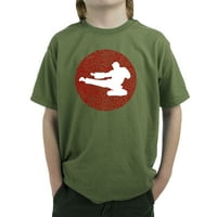 Majica umjetničke umjetnosti dječaka - vrste borilačkih vještina