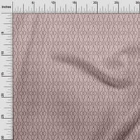 Onuone viskoznog dresa Dusty ružičasti tkanini Geometrijski zanatski projekti Dekor tkanina Štampano