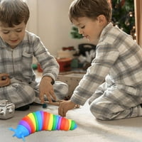 Sentory Sleg igračka 3D ispisani zglobni ljepljivi rastezni plastični puževi stres olakšanje stjeze slugu senzornog igračaka protiv tlaka za djecu i za odrasle