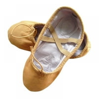 Ženske baletne cipele Stretch platnene plesne papuče Split potplat za djevojke za odrasle Khaki 13