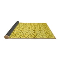 Ahgly Company Zatvoreni kvadrat Sažetak žuti prostirke savremene površine, 3 'kvadrat