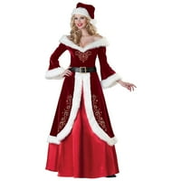 Miayilima Red L Ležerne haljine za žene Dressesprinted Tunic Repy Partychristmas haljina