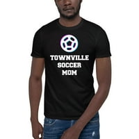 Tri ikona Townville Soccer mama kratkih rukava pamučna majica po nedefiniranim poklonima