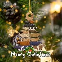 Tyyfunny božićni ukrasi viseći ukras Poklon proizvod personalizirana porodica