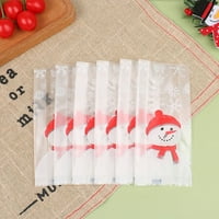 Slatki snjegović plastični pokloni torbe Candy Cookie Cooking Packaging Backing Backing Novogodišnji