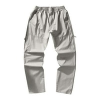 Padot radne pantalone za muškarce Muški lagani brzi suhi teret udobnosti jogger hlače siva, 2xl