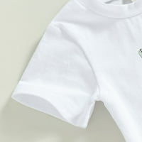 Toddler Baby Boy odjeća Zapadna majica kratkih rukava Top i kratke hlače postavljaju ljetne odjeće