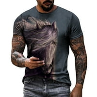 Leesechin Muška majica Uniznoj unisni Dnevna odjeća 3D Print Graphic Prints Print Print kratkih rukava Ležerna bluza