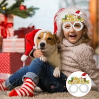 Zaslade, slatke božićne naočale okviri, fleksibilnost za uklapanje svih veličina, odlične zabave i svečane