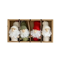 Mini božićni drv privjesak set Lijepi meko plišani ukras za lutke za kućni hotel lijepi mekani plišani