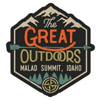 Malad samit Idaho Veliki na otvorenom dizajn naljepnica vinilne naljepnice