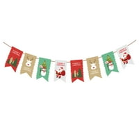 Phonesoap Merry Božićni dekoracija Banner Povucite zastavu Božićna pećnica Zidna vrata Prednji zidni ukras B
