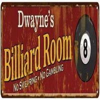 Dwayne's Bilijar soba crveni znak Game Soba Bazen 106180008271