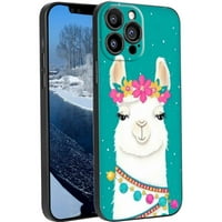 Kompatibilan sa iPhone Pro MA telefonom, LAMA-Alpaca Case Silikonska zaštitna za teen Girl Boy Case za iPhone Pro Max