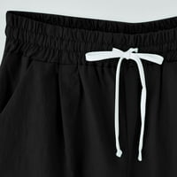 Wozhidaoke kratke hlače za ženske pamučne pamučne patvene patlanske pantalone plus veličine kratkih