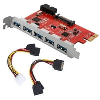 Konverter PCI E kartice, ports USB 3. Konverter adaptera HUB PCI E kartica sa PIN SATA priključkom