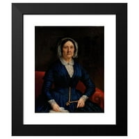 Frederick Randolph Spencer Black Moderni uokvireni muzej umjetnički print pod nazivom - portret žene
