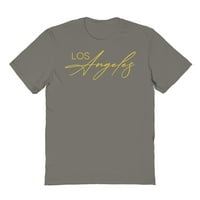 Los Angeles California Grafički ugljen muška pamučna majica
