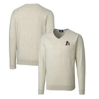 Muški sekač i buck ovsenski arkansas razorbacks Lakemont Tri-Blend džemper pulover V-izrezom
