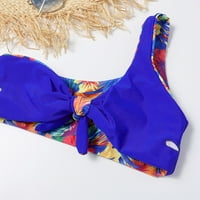 Ženski bikini kupaći kupaći kostimi s kupaćem kostimu One ramena Print Beach Bikini odijelo kupalište