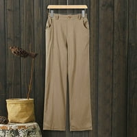 Ploknplq Ženske hlače Duksevi za muškarce Ženske pantalone Povratne hlače Elastične pamučne strugove