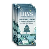 Mocha Hot Cocoa Chocolate Bar od Lily's Sweets