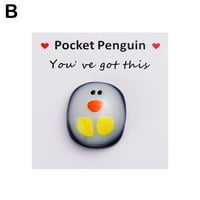 Little Pocket Penguin zagrljaj, mini životinjski džep zagrljaj Penguin, specijalni džepni ukras Penguin,