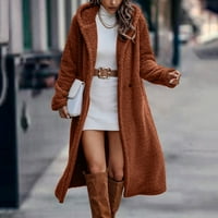 Zimski kaputi za žene Žene kaputi sa kapuljačnim zimskim kaputima prevelirala je topla gornja odjeća