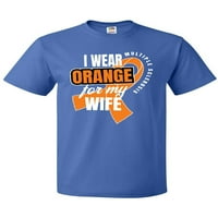 Inktastic Nosim naranču za moju ženu višestruku majicu sklerozom svijest