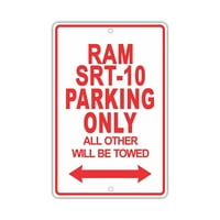 SRT- Parkiranje samo svi ostali bit će vučeni smiješni smiješni novost garaža aluminijumski znak 8 x12
