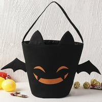 Pamuk Halloween Ručna košarica Halloween Goody torbe Portable Platnene torbe Sklopive bombonske torbe