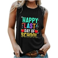 Olyvenn Ljeto Žene Tuničke vrhove diplomska majica za diplomiranje sretan posljednji dan školske majice