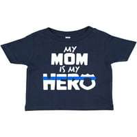 Inktastic moja mama je moj junak Policijski oficir Porodični poklon mališani majica ili majica mališana