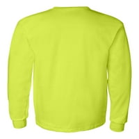 Ultra pamučna džepna majica dugih rukava, 2xl, sigurnosna zelena